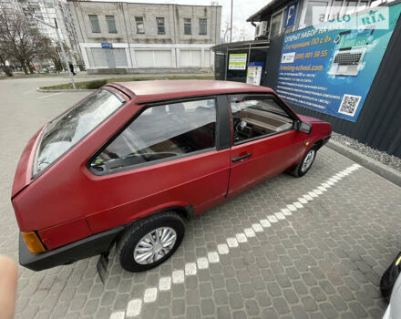 Красный ВАЗ 2108, объемом двигателя 1.3 л и пробегом 87 тыс. км за 1000 $, фото 3 на Automoto.ua