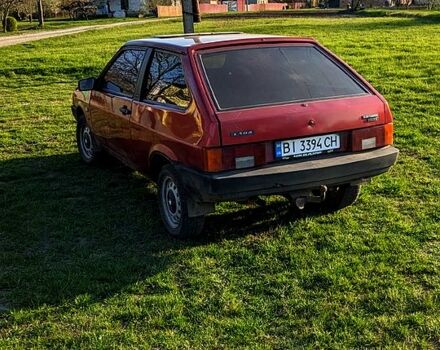 Красный ВАЗ 2108, объемом двигателя 1.3 л и пробегом 200 тыс. км за 950 $, фото 1 на Automoto.ua