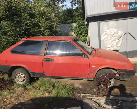 Красный ВАЗ 2108, объемом двигателя 1.3 л и пробегом 200 тыс. км за 700 $, фото 1 на Automoto.ua