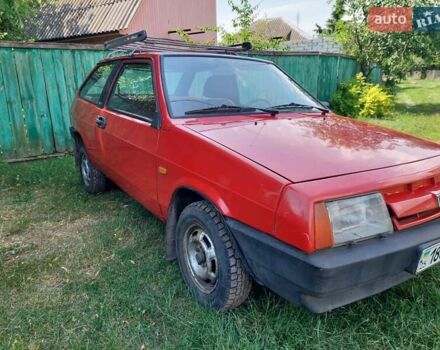 Красный ВАЗ 2108, объемом двигателя 1.3 л и пробегом 164 тыс. км за 1299 $, фото 1 на Automoto.ua