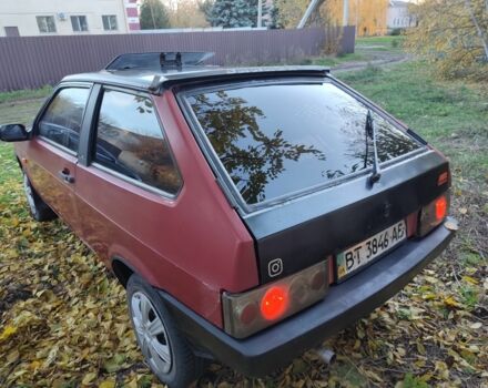 Красный ВАЗ 2108, объемом двигателя 1.3 л и пробегом 80 тыс. км за 650 $, фото 4 на Automoto.ua