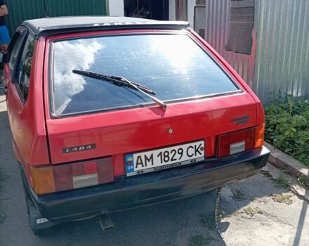 Красный ВАЗ 2108, объемом двигателя 1.3 л и пробегом 300 тыс. км за 1100 $, фото 4 на Automoto.ua