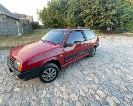 Красный ВАЗ 2108, объемом двигателя 1.3 л и пробегом 100 тыс. км за 485 $, фото 1 на Automoto.ua
