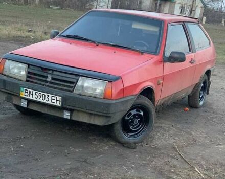 Красный ВАЗ 2108, объемом двигателя 1.3 л и пробегом 358 тыс. км за 1050 $, фото 1 на Automoto.ua
