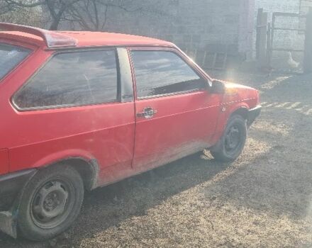 Красный ВАЗ 2108, объемом двигателя 1.3 л и пробегом 76 тыс. км за 689 $, фото 1 на Automoto.ua