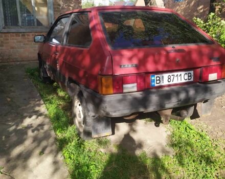 Красный ВАЗ 2108, объемом двигателя 1.3 л и пробегом 72 тыс. км за 700 $, фото 1 на Automoto.ua
