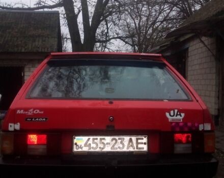 Красный ВАЗ 2108, объемом двигателя 1 л и пробегом 1000 тыс. км за 358 $, фото 3 на Automoto.ua