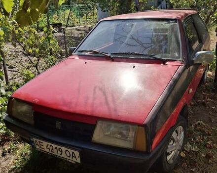 Красный ВАЗ 2108, объемом двигателя 1.3 л и пробегом 230 тыс. км за 969 $, фото 1 на Automoto.ua