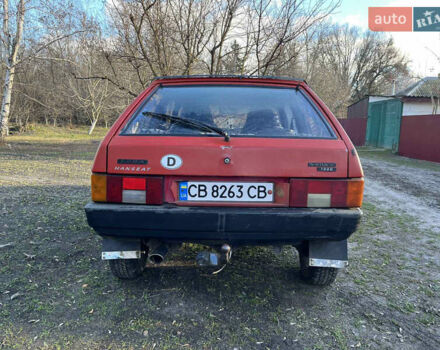Красный ВАЗ 2108, объемом двигателя 1.29 л и пробегом 100 тыс. км за 1000 $, фото 1 на Automoto.ua