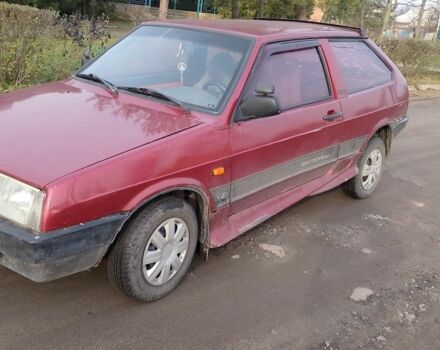 Красный ВАЗ 2108, объемом двигателя 2 л и пробегом 1000 тыс. км за 470 $, фото 6 на Automoto.ua