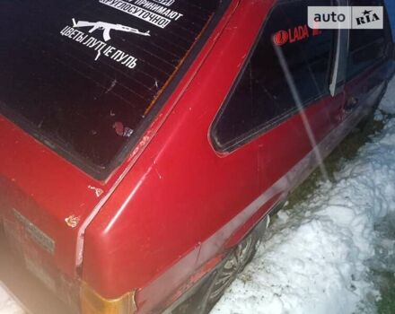 Красный ВАЗ 2108, объемом двигателя 1.3 л и пробегом 85 тыс. км за 1100 $, фото 3 на Automoto.ua