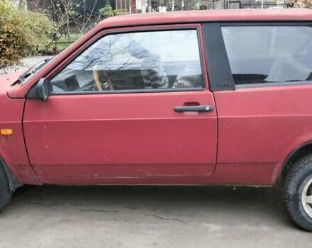 Красный ВАЗ 2108, объемом двигателя 1.3 л и пробегом 63 тыс. км за 1000 $, фото 1 на Automoto.ua