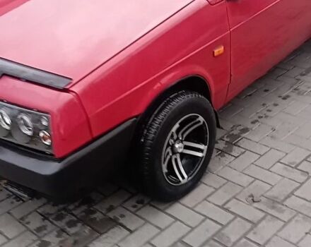 Красный ВАЗ 2108, объемом двигателя 1.3 л и пробегом 493 тыс. км за 850 $, фото 1 на Automoto.ua