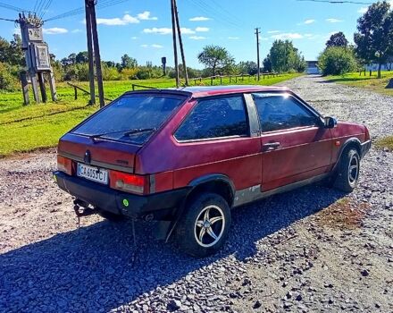 Красный ВАЗ 2108, объемом двигателя 1.3 л и пробегом 210 тыс. км за 660 $, фото 1 на Automoto.ua