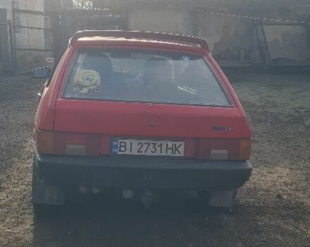 Красный ВАЗ 2108, объемом двигателя 1.3 л и пробегом 76 тыс. км за 689 $, фото 4 на Automoto.ua