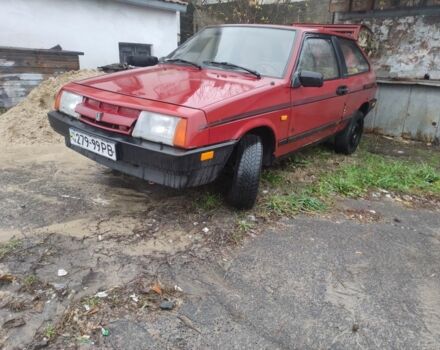 Красный ВАЗ 2108, объемом двигателя 1.3 л и пробегом 100 тыс. км за 1300 $, фото 1 на Automoto.ua