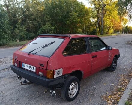 Красный ВАЗ 2108, объемом двигателя 1.3 л и пробегом 220 тыс. км за 599 $, фото 4 на Automoto.ua