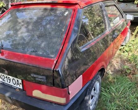 Красный ВАЗ 2108, объемом двигателя 1.3 л и пробегом 230 тыс. км за 969 $, фото 4 на Automoto.ua