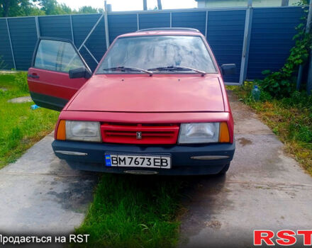 Красный ВАЗ 2108, объемом двигателя 1.5 л и пробегом 99 тыс. км за 900 $, фото 1 на Automoto.ua