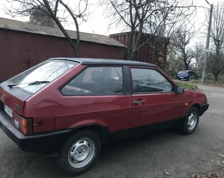 Красный ВАЗ 2108, объемом двигателя 1.3 л и пробегом 150 тыс. км за 670 $, фото 1 на Automoto.ua