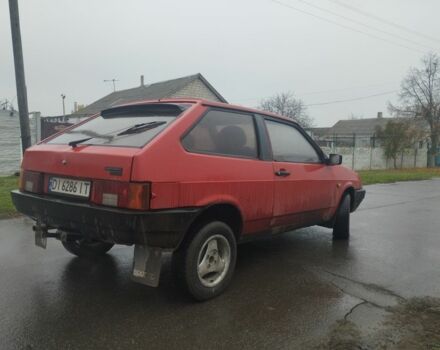 Красный ВАЗ 2108, объемом двигателя 1.3 л и пробегом 111 тыс. км за 834 $, фото 3 на Automoto.ua