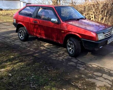 Красный ВАЗ 2108, объемом двигателя 1.3 л и пробегом 200 тыс. км за 900 $, фото 5 на Automoto.ua