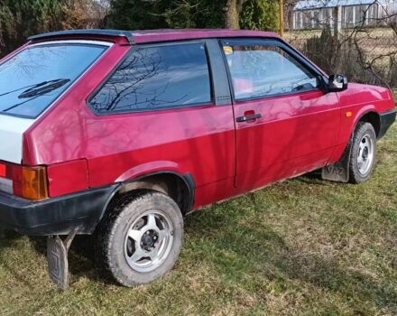 Красный ВАЗ 2108, объемом двигателя 1.3 л и пробегом 42 тыс. км за 950 $, фото 2 на Automoto.ua