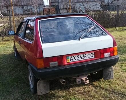 Красный ВАЗ 2108, объемом двигателя 1.3 л и пробегом 42 тыс. км за 950 $, фото 4 на Automoto.ua