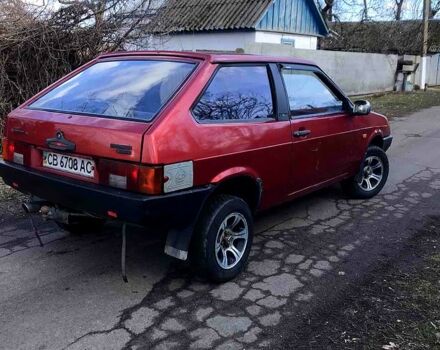 Красный ВАЗ 2108, объемом двигателя 1.3 л и пробегом 200 тыс. км за 900 $, фото 7 на Automoto.ua
