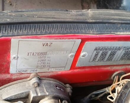 Красный ВАЗ 2108, объемом двигателя 1.3 л и пробегом 42 тыс. км за 950 $, фото 1 на Automoto.ua
