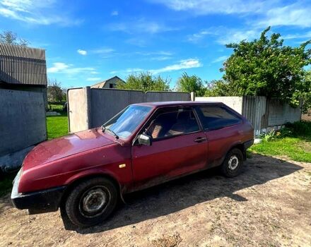 Красный ВАЗ 2108, объемом двигателя 1.3 л и пробегом 220 тыс. км за 380 $, фото 1 на Automoto.ua