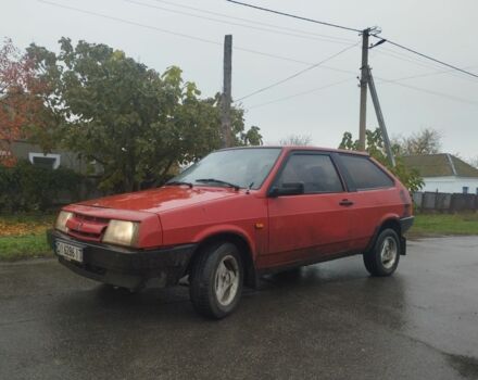 Красный ВАЗ 2108, объемом двигателя 1.3 л и пробегом 111 тыс. км за 834 $, фото 1 на Automoto.ua