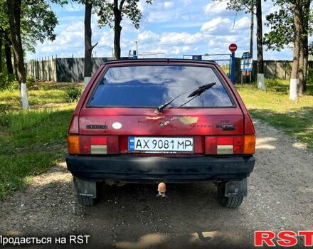 Красный ВАЗ 2108, объемом двигателя 1.3 л и пробегом 145 тыс. км за 650 $, фото 4 на Automoto.ua