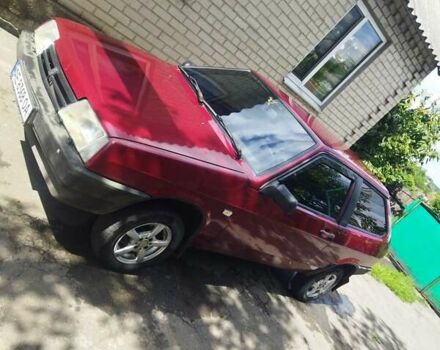 Красный ВАЗ 2108, объемом двигателя 1.3 л и пробегом 150 тыс. км за 1200 $, фото 2 на Automoto.ua