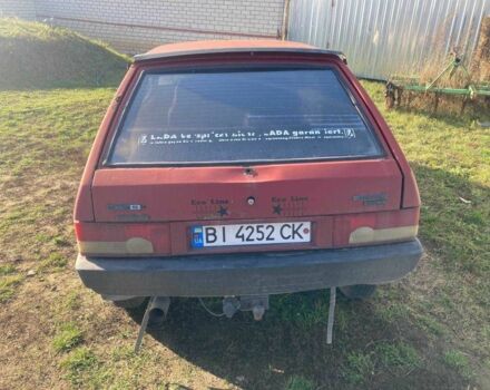 Красный ВАЗ 2108, объемом двигателя 1.3 л и пробегом 200 тыс. км за 800 $, фото 3 на Automoto.ua