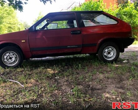 Красный ВАЗ 2108, объемом двигателя 1.3 л и пробегом 200 тыс. км за 400 $, фото 2 на Automoto.ua