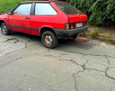 Красный ВАЗ 2108, объемом двигателя 1.3 л и пробегом 125 тыс. км за 300 $, фото 2 на Automoto.ua