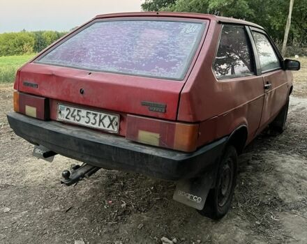 Красный ВАЗ 2108, объемом двигателя 1.5 л и пробегом 100 тыс. км за 243 $, фото 2 на Automoto.ua