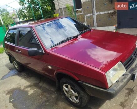 Красный ВАЗ 2108, объемом двигателя 1.3 л и пробегом 150 тыс. км за 1200 $, фото 4 на Automoto.ua