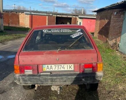 Красный ВАЗ 2108, объемом двигателя 1.3 л и пробегом 290 тыс. км за 1306 $, фото 1 на Automoto.ua