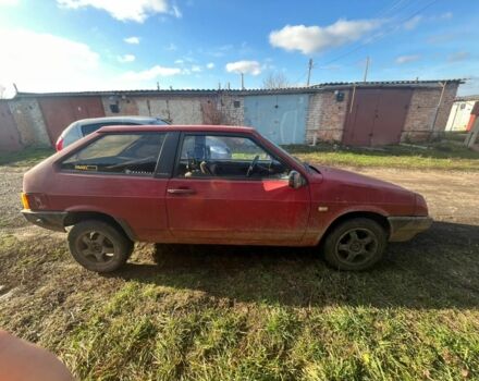 Красный ВАЗ 2108, объемом двигателя 1.3 л и пробегом 290 тыс. км за 1306 $, фото 1 на Automoto.ua