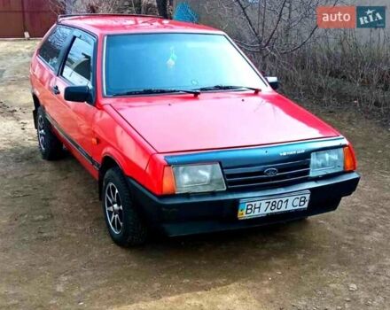 Красный ВАЗ 2108, объемом двигателя 1.3 л и пробегом 100 тыс. км за 1300 $, фото 3 на Automoto.ua