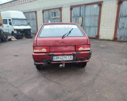 Красный ВАЗ 2108, объемом двигателя 1 л и пробегом 343 тыс. км за 600 $, фото 7 на Automoto.ua