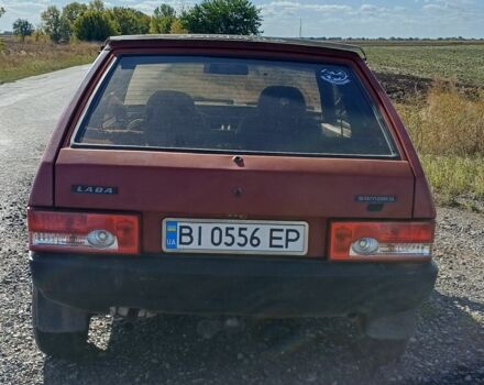 Красный ВАЗ 2108, объемом двигателя 1.3 л и пробегом 300 тыс. км за 1000 $, фото 1 на Automoto.ua