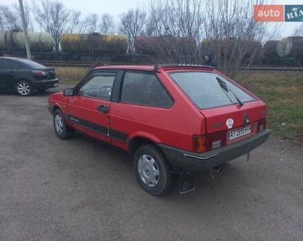 Красный ВАЗ 2108, объемом двигателя 1.5 л и пробегом 100 тыс. км за 1200 $, фото 4 на Automoto.ua