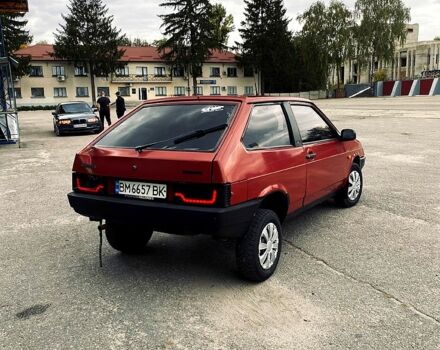 Красный ВАЗ 2108, объемом двигателя 1.1 л и пробегом 400 тыс. км за 850 $, фото 1 на Automoto.ua