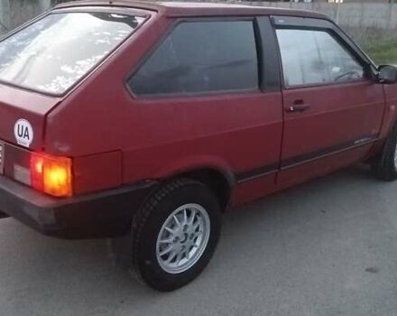 Красный ВАЗ 2108, объемом двигателя 1.6 л и пробегом 100 тыс. км за 800 $, фото 1 на Automoto.ua