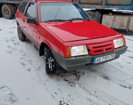 ВАЗ 2108 1990 в Новомосковске на Automoto.ua Красный ВАЗ 2108, объемом двигателя 1.1 л и пробегом 266 тыс. км за 1500 $, фото 3 на Automoto.ua