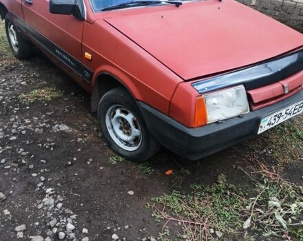 Красный ВАЗ 2108, объемом двигателя 1.3 л и пробегом 200 тыс. км за 1038 $, фото 4 на Automoto.ua