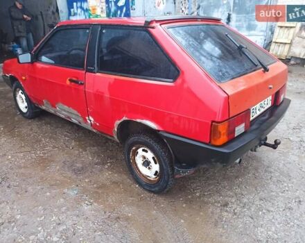 Красный ВАЗ 2108, объемом двигателя 1.3 л и пробегом 94 тыс. км за 599 $, фото 6 на Automoto.ua